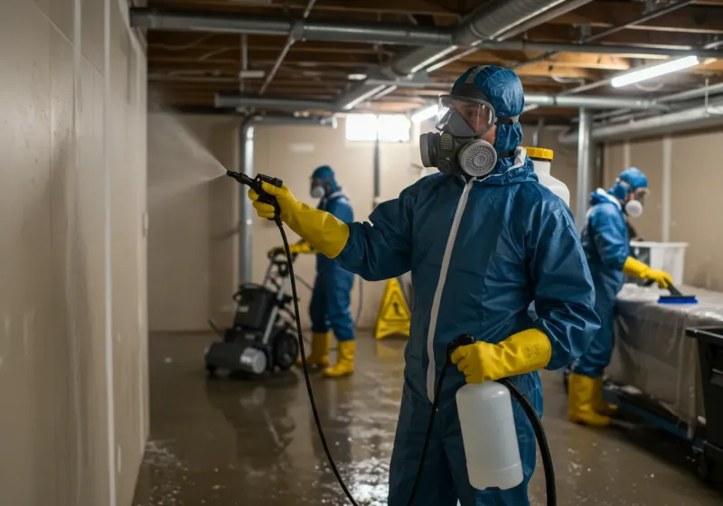 Basement Sanitization and Antimicrobial Treatment process in Cold Springs, NV